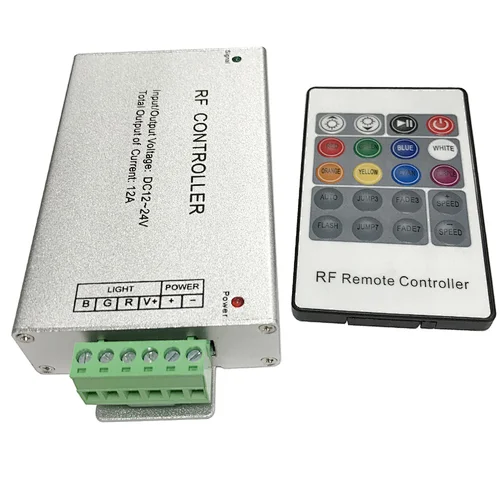 5050 smd remote control rgb light with strips rf led strip controller