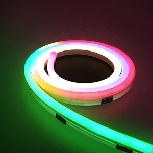 silicone waterproof flexible 12v addressable rgb led strip outdoor