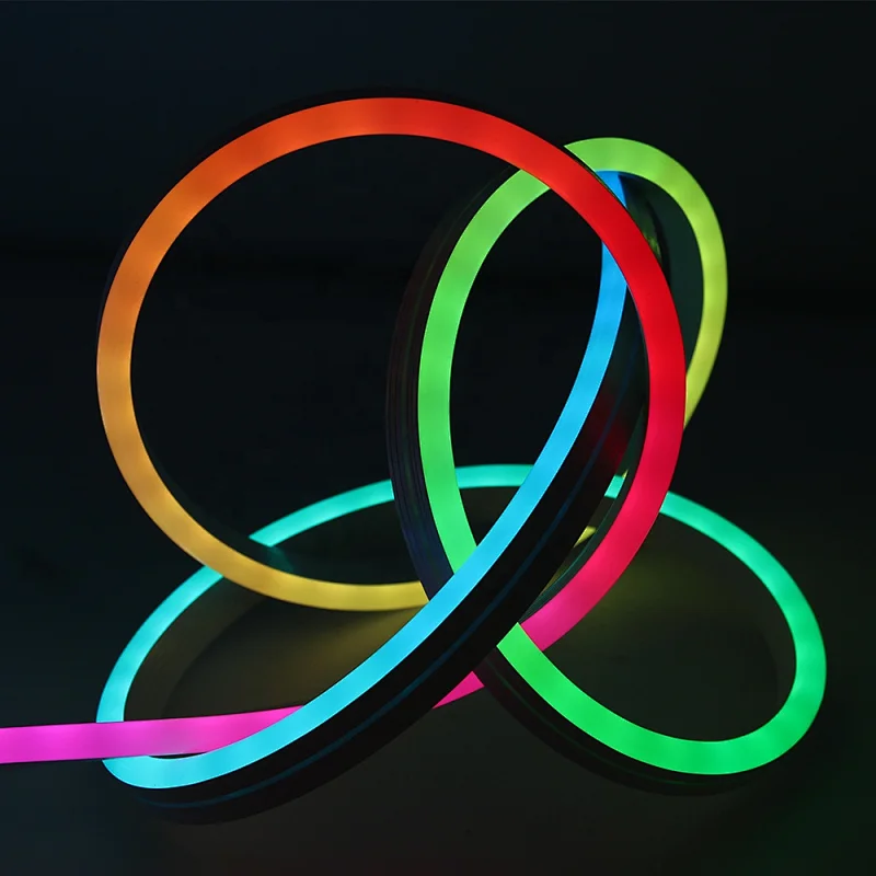 IP68 5mm 8mm 15mm mini neo dmx rgb sign a car flexible led lights flex neon strip light 12v
