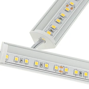 Aluminium Channel Profile Extrusion For Led Strip Light Rail 12MM 24V Corner Led Strip Bar Lights