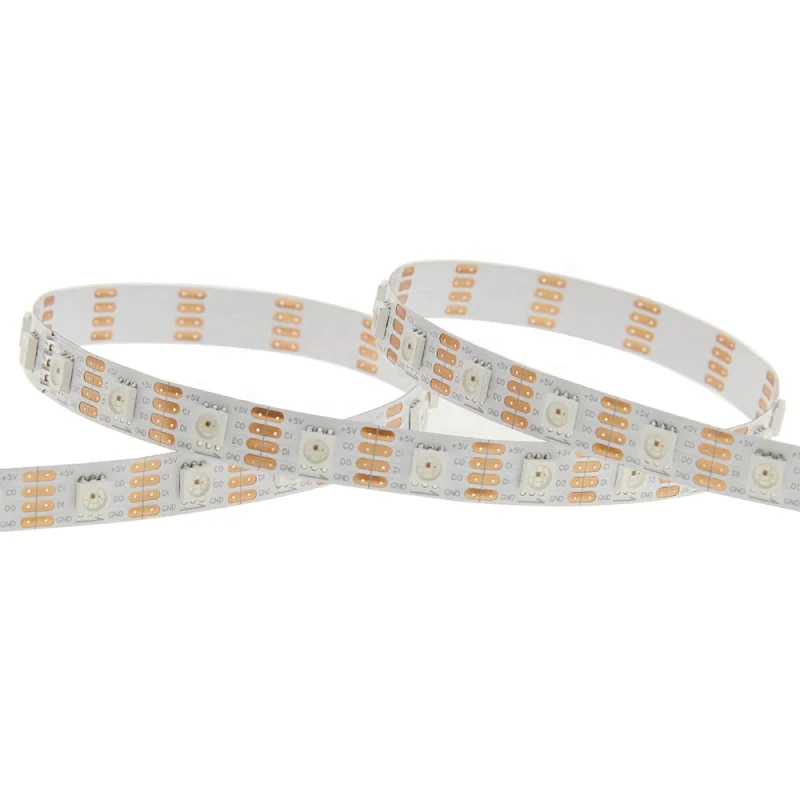 Cheap Color Changing Ws2813 P943 Ic 12V 24V 6 Pcs Led Pixel Strip Light 5050 Rgb Connector Addressable 60Leds Per Meter Strips