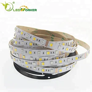 Shenzhen Manufacturer LEDWORKER Lighting Led Stripes 24V 5050Led RGB+White RGBW+WW Led Strip Light
