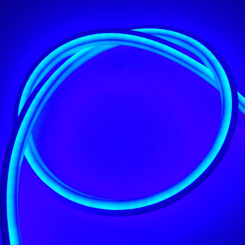 1m/5m Ice Blue Green Flex Licht Rope Light Waterproof DC 1 End Cap For Led Neon Strip