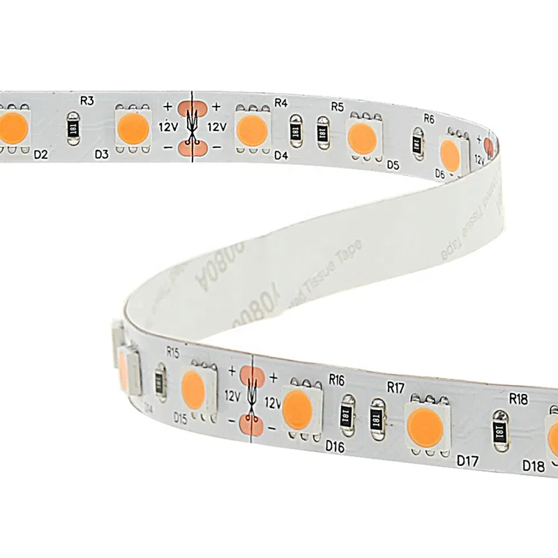 Led Strip IP20 For Ceil 2800k-6500k Cct Cri Led Strip Smd 5050 3528 Tape