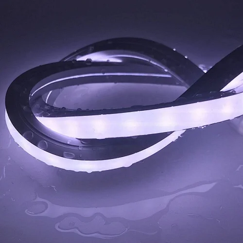 Blue Led Neon Flexible Strip 12v 24v Custom Rgb Color Silicon Flexible Neon Sign Light For Outdoor Logo