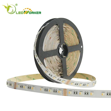 DC 12V 24V waterproof flexible SMD 5050 rgbw led strip 4 In 1 warm white led strip light 5m led light strip
