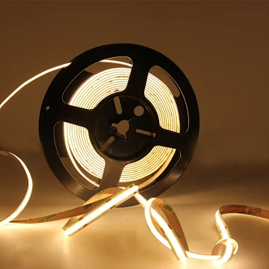 Cost Effective High Intensity Pure White 12V 24V IP20 IP65 IP67 320Chips Flexible Strips 2700K 3000K 4000K 6000K COB LED Strip