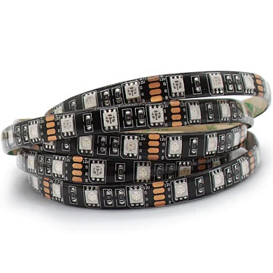 LW-A0035 Factory price high lumens IP65 RGB 60 SMD/M 5050 solar powered led strip lights 12V