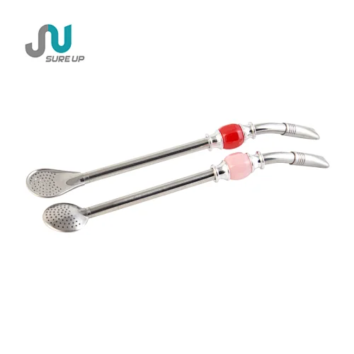 stainless steel spoon straw