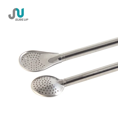 straw spoons stainless