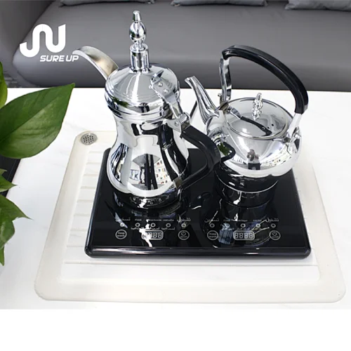 set of  electric stainless steel dallah