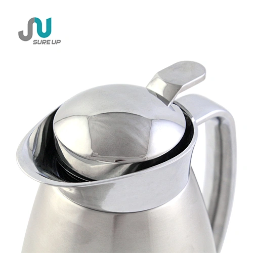 press type lid of vacuum jug