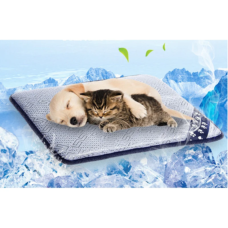 Hongqiang Non-slip  Pet Dog Summer Cooling Bed Mat