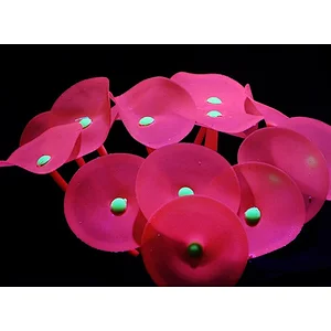 Wholesale Aquarium Decoration Ornament Glowing Effect Silicone Fish Tank Artificial Aquatic Soft  Plants