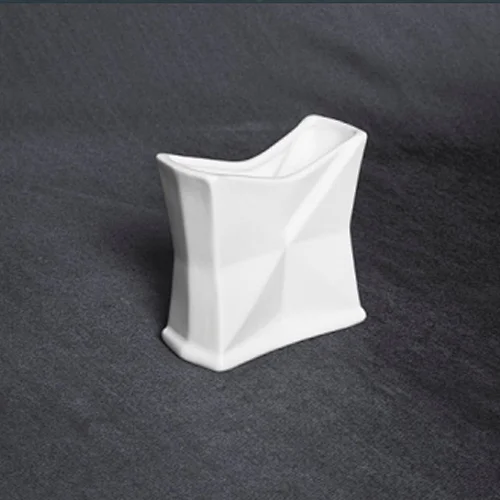 P&T Tableware Porcelain Napkin Holder White Restaurant Tissue Holder