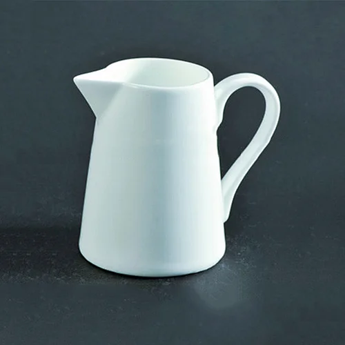P&T Porcelain Royal Ware Hotel Supplies White Ceramic creamer pot milk jug Porcelain creamer