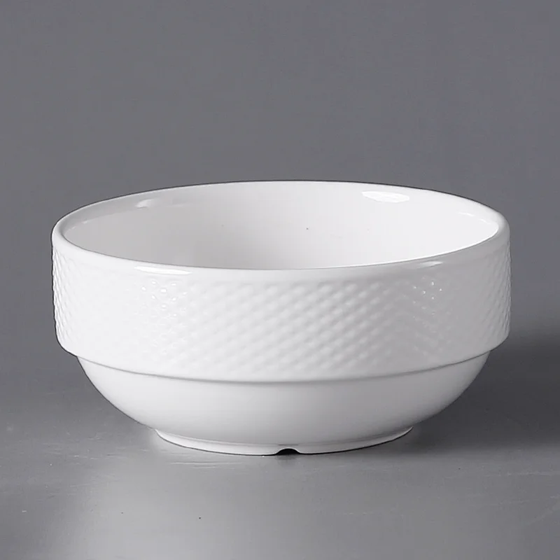 PITO China  Hotel Tableware Supplier White Soup Bowl for Restaurant Use