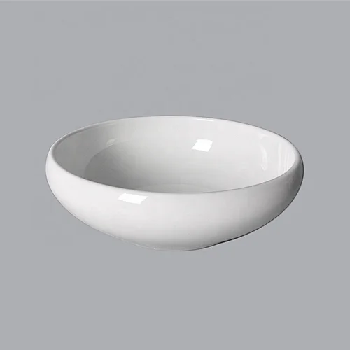 round white hotel restaurant ceramic porcelain serving bowls for salad