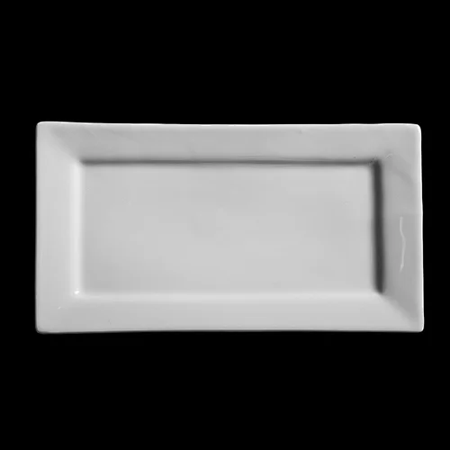 14 inch rectangle plate white ceramic dinnerware set
