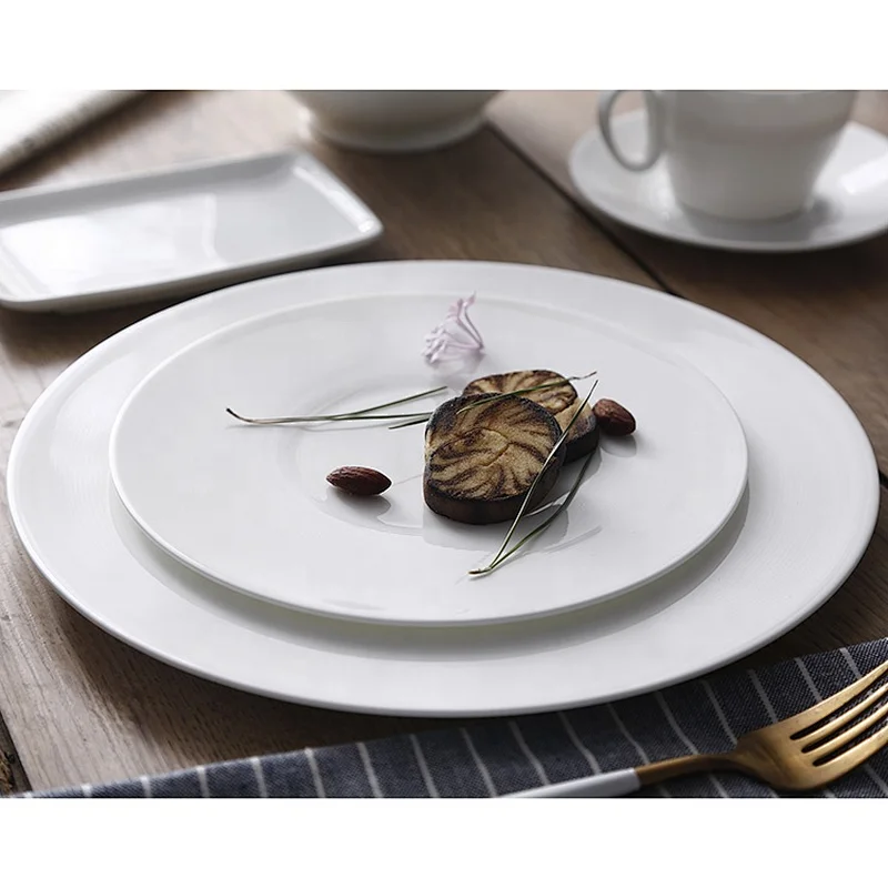 P&T Royal Ware Ceramic Wholesale Price Luxury High Quality Hotel Bone China Dinnerware Set