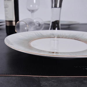 P&T Porcelain Round Plates Restaurant Hotel Charger Plate,Ecofriendly Porcelain Restaurant Under Plates