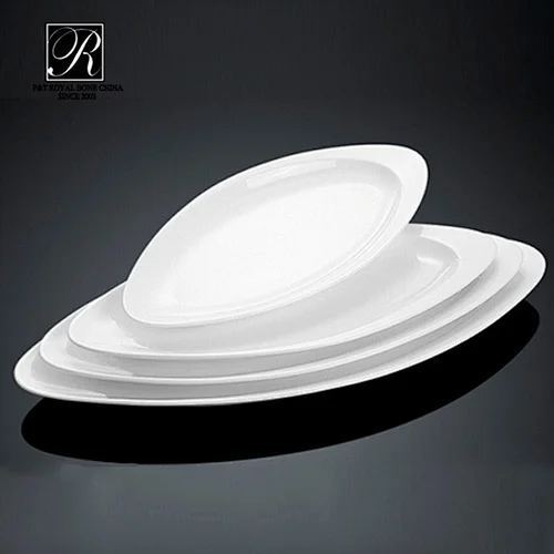 P&T Royal Ware buffet serving dish wholesale dinner plates white porcelain dinner plates