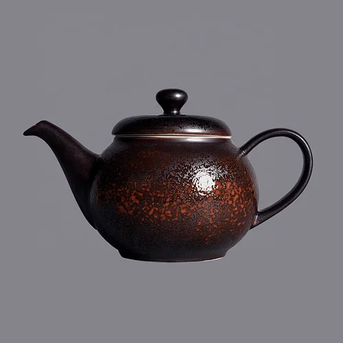 wholesale japan brown matte glazed china ware ceramic porcelain restaurant coffee tea pots