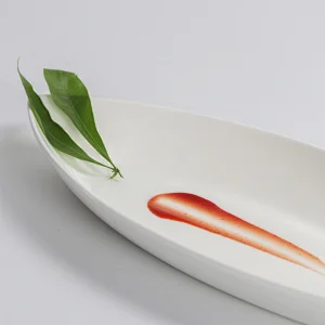handmade 16inch custom hotel catering wedding supermarket sharp corners porcelain dinner plates serving dishes price wholesale
