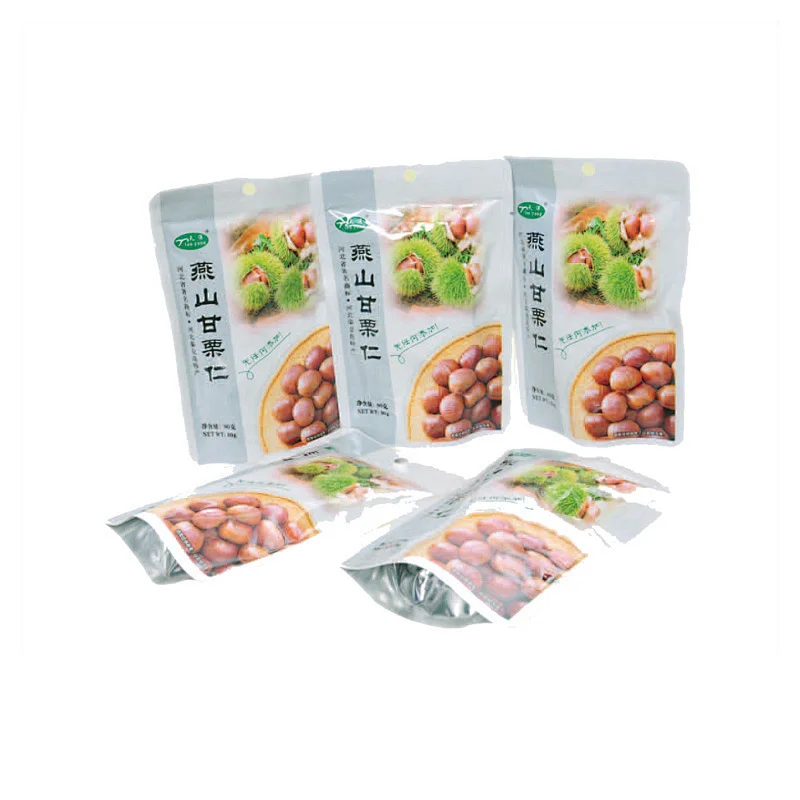 Organic Peeled Roasted Chinese Chestnut Kernels with Pack