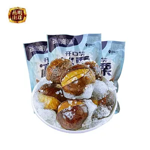 Iced Ringent Roasted Dried Fruit Chestnut Snack With Fresh Taste
