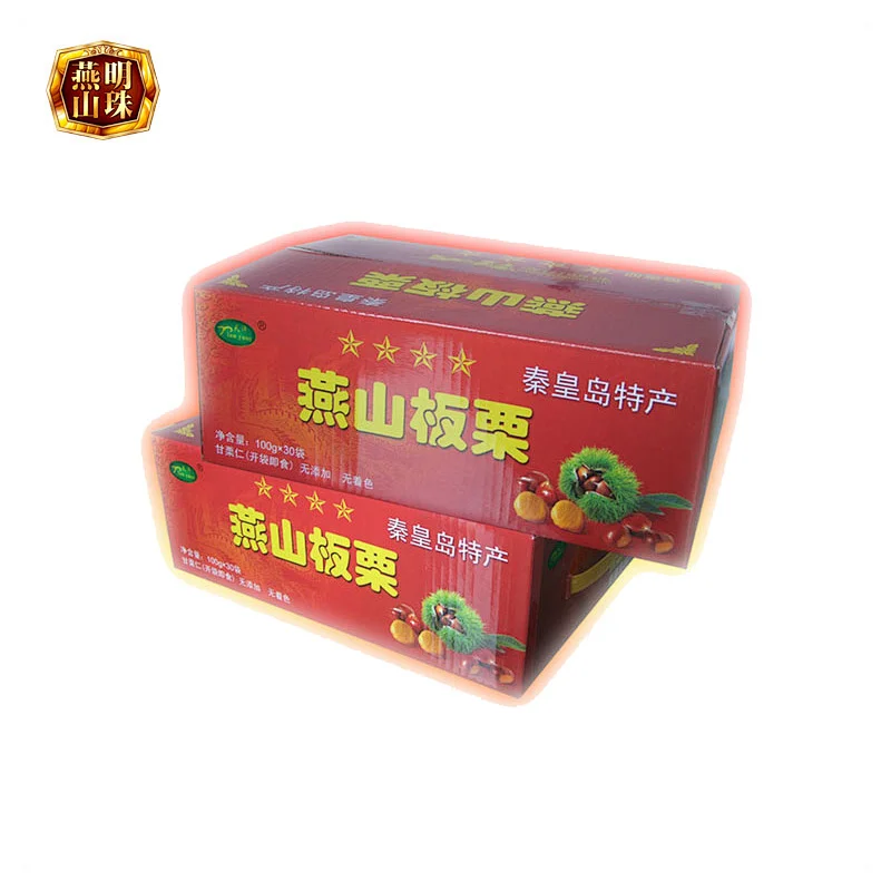 2019 New Organic Sweet Health Shelled Cooked Chestnut Snack Food