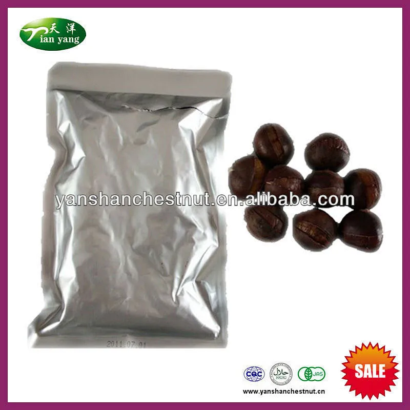 Snack Packed Ringent Roasted Chestnut with Shell