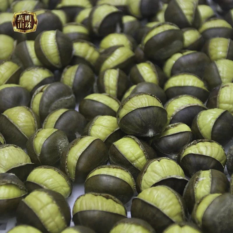 Iced Organic Ringent Roasted Chestnuts Snacks with Shell