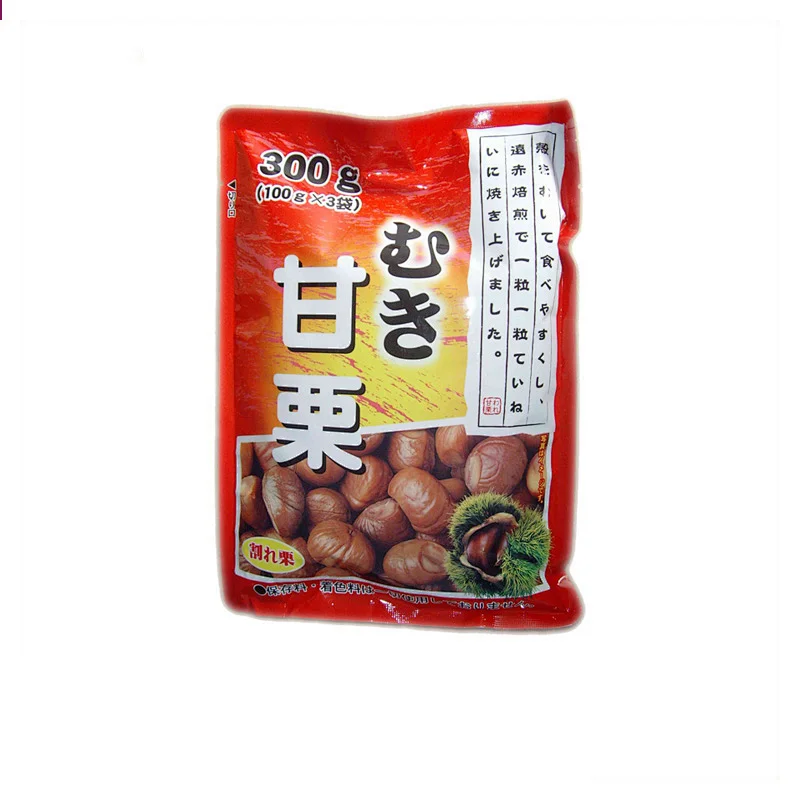 Organic Peeled Cooked Chinese Chestnut in Soft Package