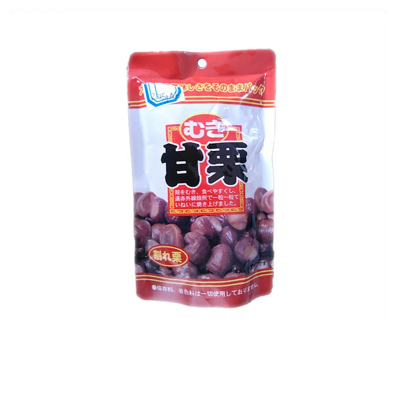 2020 Organic Health Peeled Roasted Chestnut Chinese Snack Food with Foil Bag