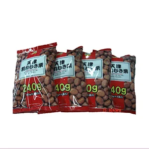 2020 Organic Health Peeled Roasted Chestnut Chinese Snack Food with Foil Bag