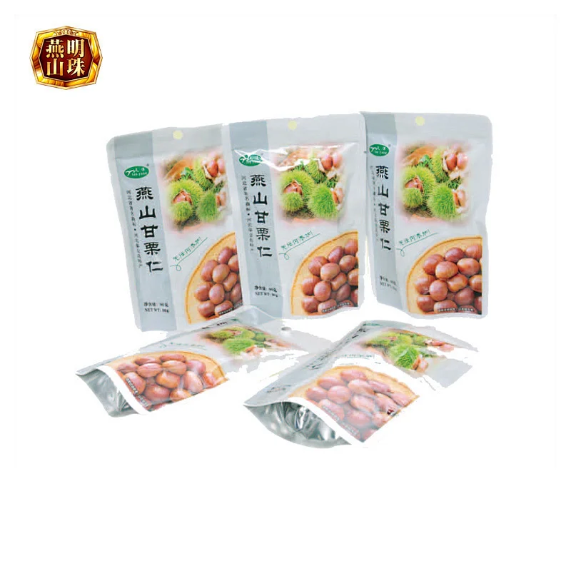 OEM Healthy Roasted Peeled  Organic Chestnut Snack Food for Leisure Time
