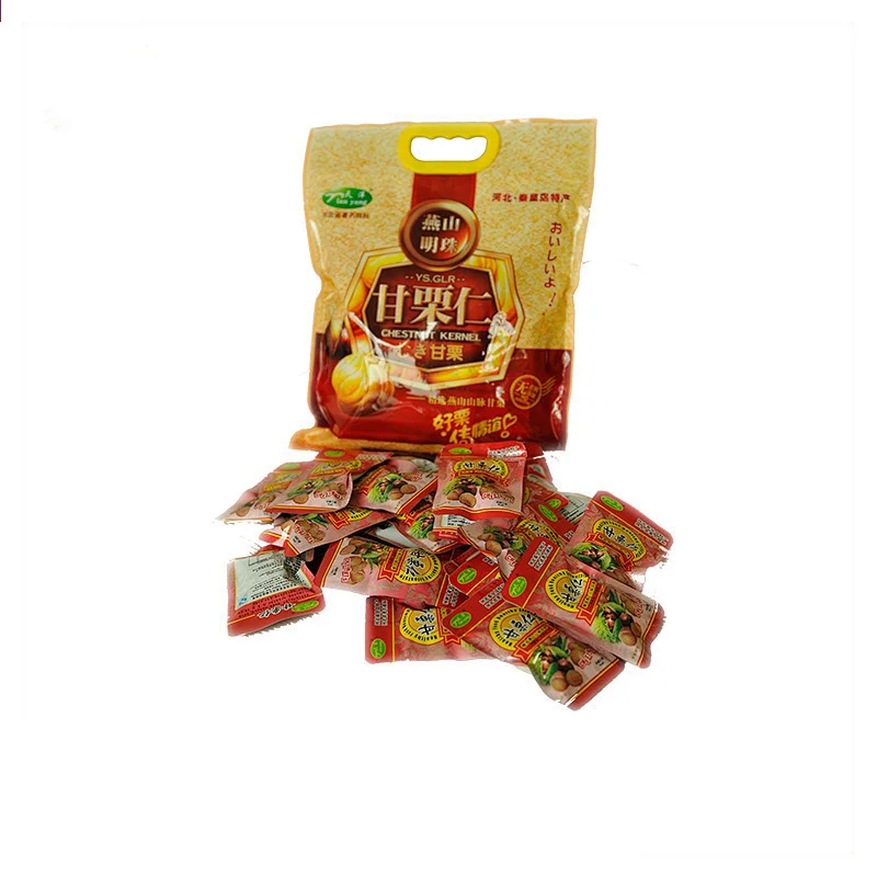 Wholesale Bulk Organic Chestnut Snacks with Foil Bag