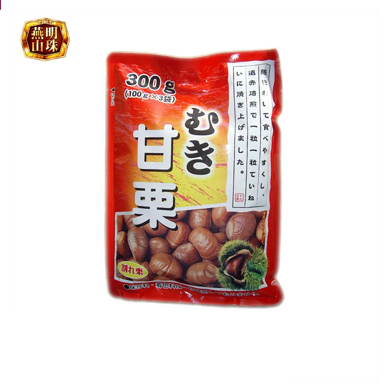 China Made OEM Peeled Roasted Chestnuts Snacks for Wholesale