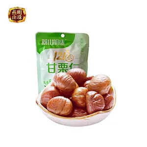 New Organic Healthy Peeled  Roasted Chestnut Snack with Foil Bag