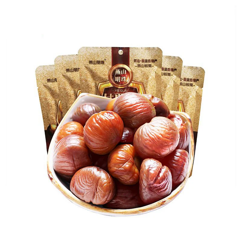 2020 Best Sale Organic Sweet Peeled Roasted Chestnut Snack