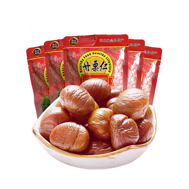 Sweet Halal Shelled Cooked Chestnut Food Snacks