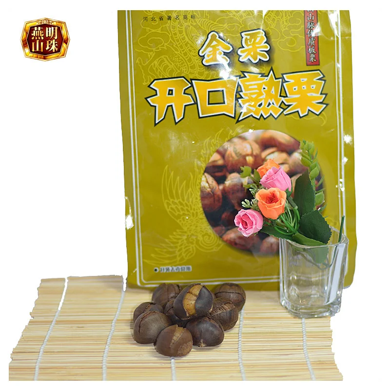 Chinese  Organic Sweet Ringent Chestnut Snack Ready to Eat