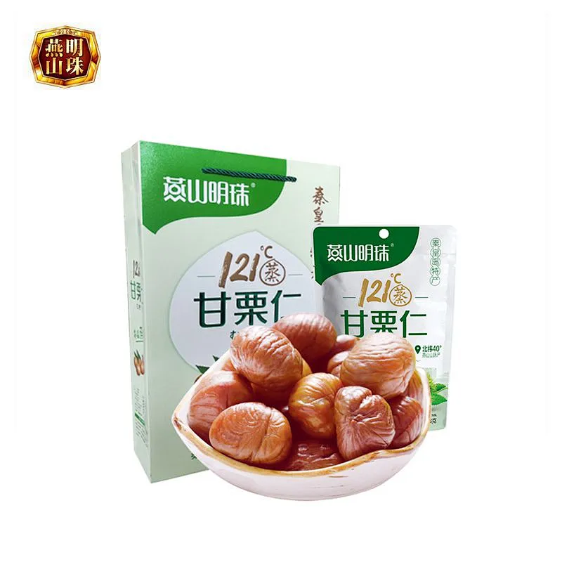 2019 New Top Grade Organic Roasted Ready to Eat Halal Chestnut Snack