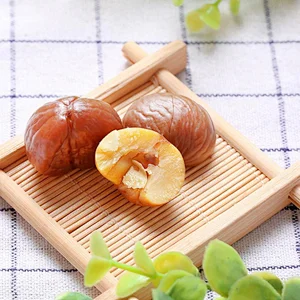 Healthy Roasted Shelled Dried Organic Chestnuts for Leisure Time