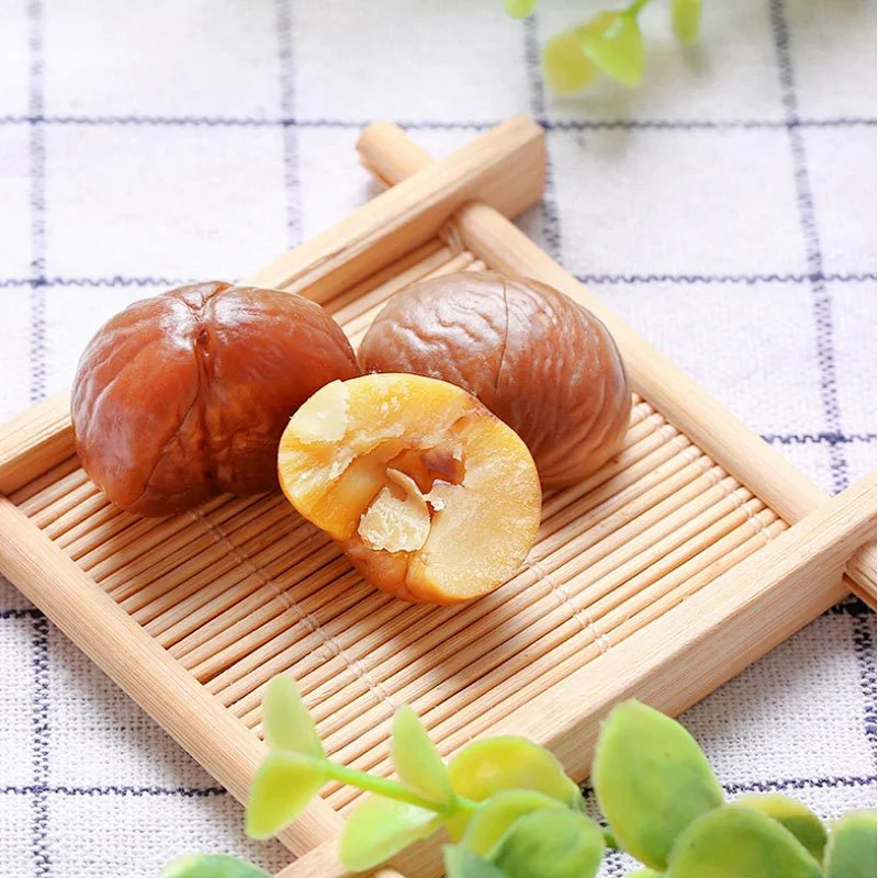 Sweet Healthy Shelled Roasted Chestnut Snack