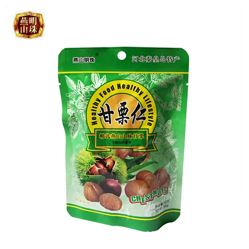 3-Star New Organic Healthy Peeled Cooked Chestnut with Foil Bag
