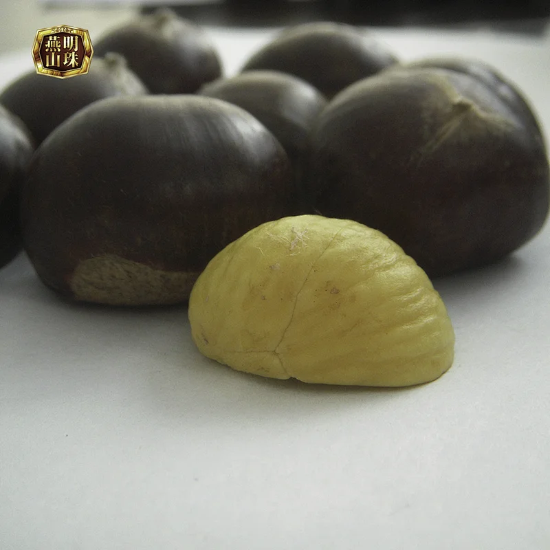 2019 New Crop Organic Yanshan Harvesting Fresh Chestnuts