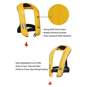 Eyson Co2 Cylinders Adult Inflatable 150n CE Air Life Jacket