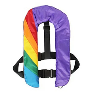 Eyson New Arrival Inflatable Life Jacket Gay Pride Clothing